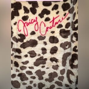 Juicy Couture Oversized Queen leopard blanket